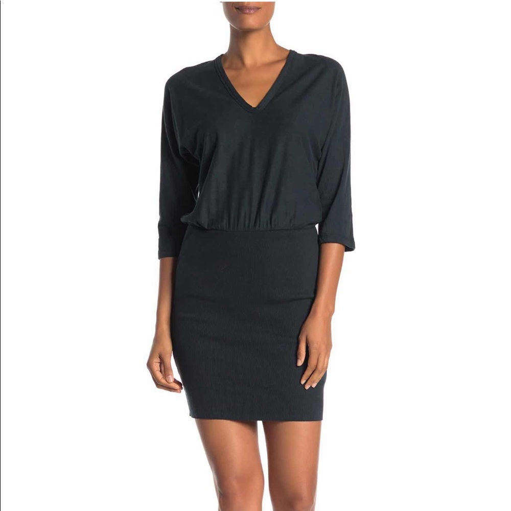James Perse Mixed Media Dress